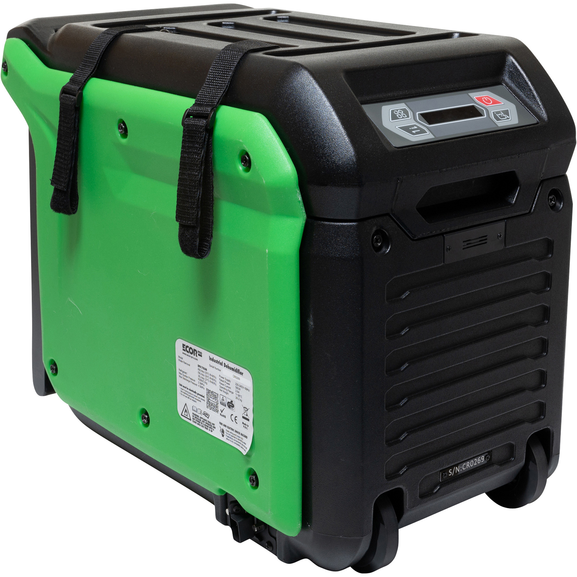 ECOR PRO Compact LGR Dehumidifier, 80/170-Pint Capacity, Model# EPD170LGR-GN